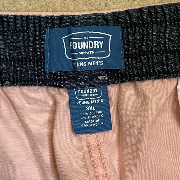 The Foundry Supply Co. Men's 3XL Light Pink Athletic Shorts - Picture 3 of 6